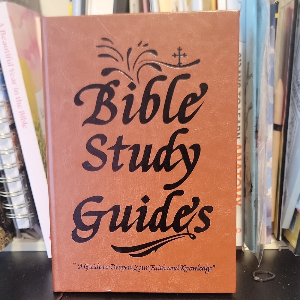 Bible Study Guides - Brown Faux Leather Journal